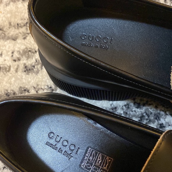 Gucci Black Dionysus Cordovan Lux Loafers Flats - Picture 8 of 11